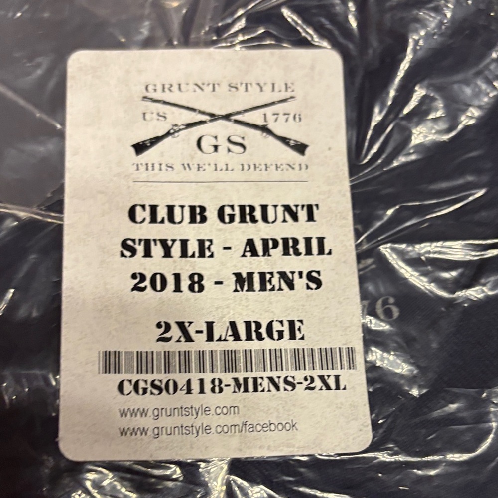 NIP grunt style Navy Graphic T-Shirt with Eagle Design size xxl - Picture 4 of 4